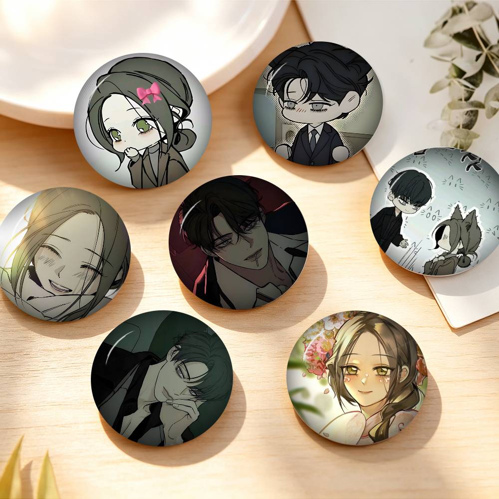 Cosplay Korean Anime - 韓国コミック「枯れた花の涙」ブローチアニメコスプレバッジバッグ帽子服ラペルピンファンギフト用