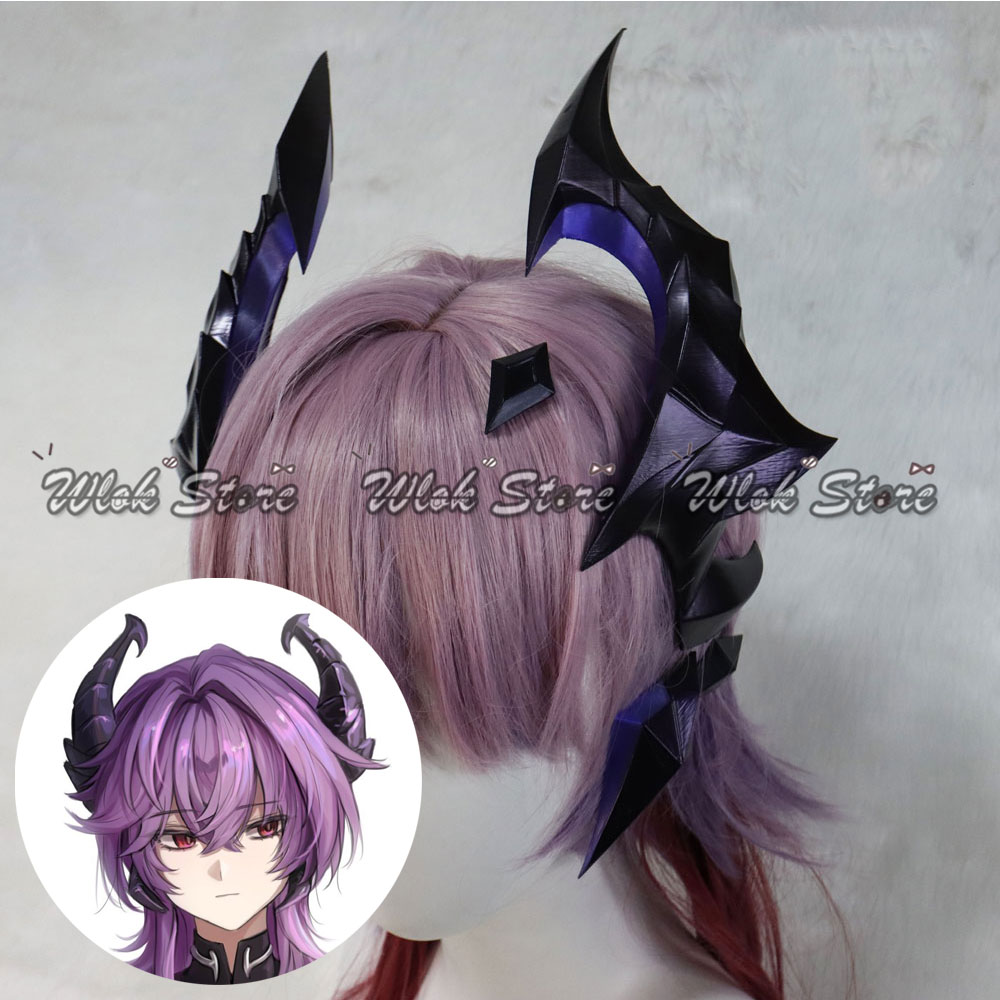 Anime Cosplay Women - アニメゲーム原神インパクトデュリンコスプレ帽子 PLA 角小道具男性女性ハロウィンパーティーカーニバルロールプレイアクセサリー