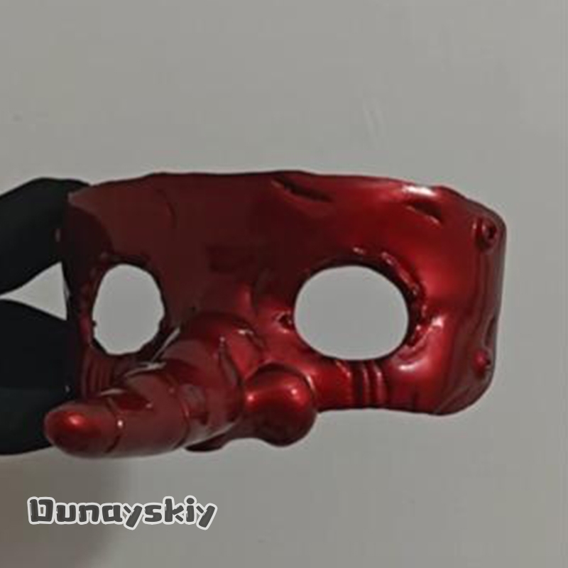 Anime Cosplay Mask - パンダリッチコス*ドロヘドロマスクFUJITAドロヘドロ伝統的な日本の天狗キーホルダーエビスヘルメットスカルコスプレマスク大人用コスチューム