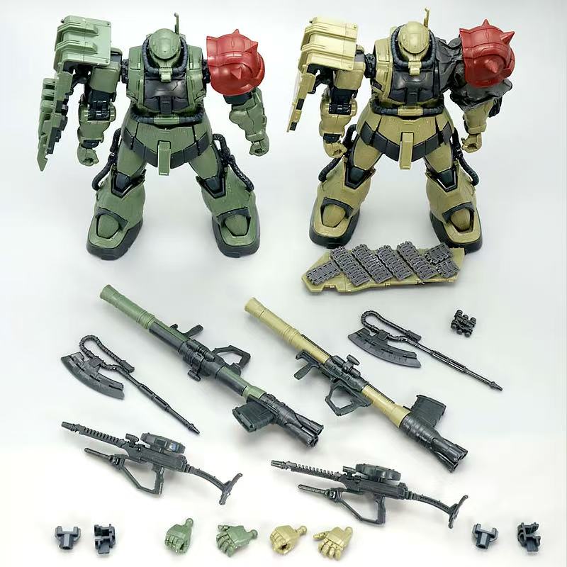 Bandai Gundam Hg - HG 1/144 ザクII F型レセアン＆未確認型レセアン プレミアム限定モデルキットセット ファン向けコレクタブルトイギフト
