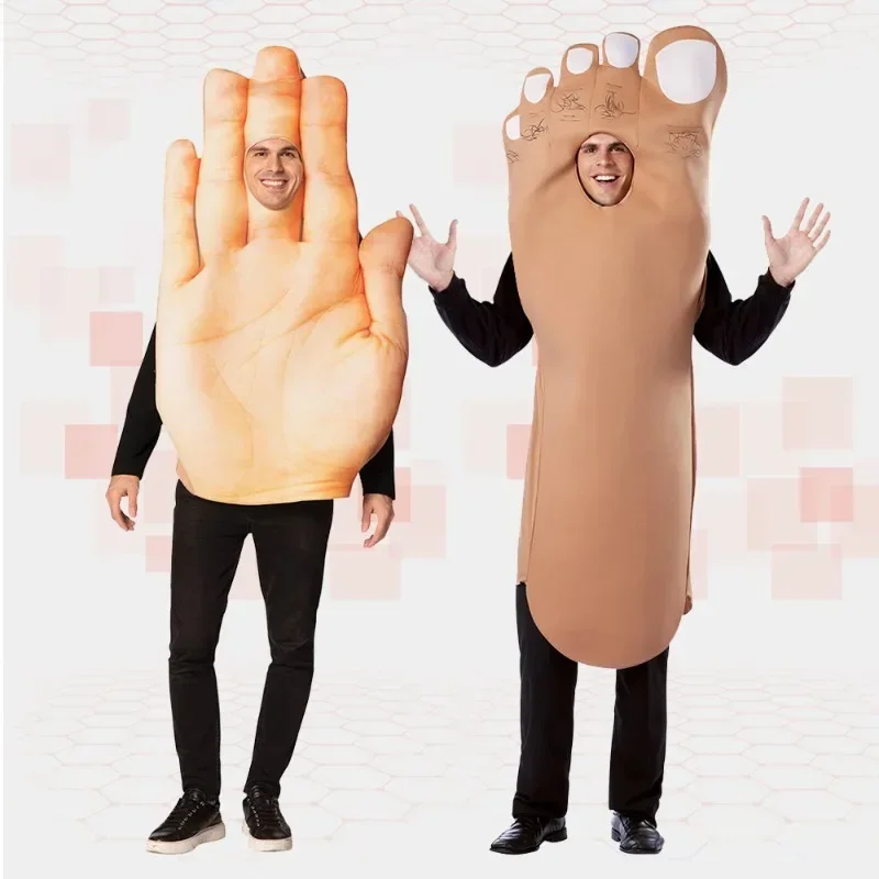 Anime Cosplay Couple - ハロウィンコスチュームコスプレ手足衣装友人カップル面白いドレスアップアイデアステージパフォーマンスカーニバルパーティー男性女性用