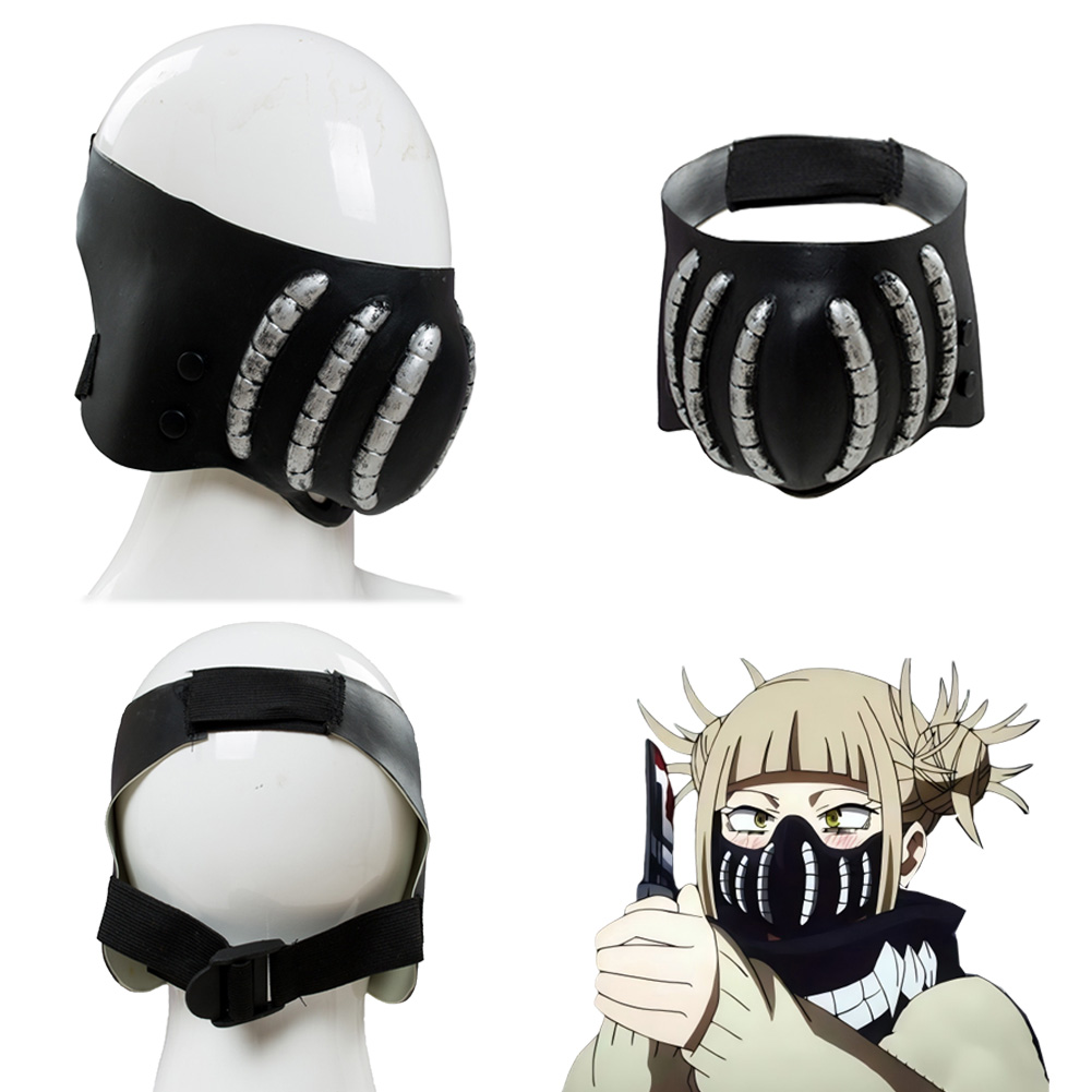 Anime Cosplay Mask - 幻想的なトガヒミコ ‌ ‌ マスク女性コスプレフェイスウェアアニメヒーローオブアカデミアディスフラズコスチュームアクセサリーハロウィンカーニバル小道具