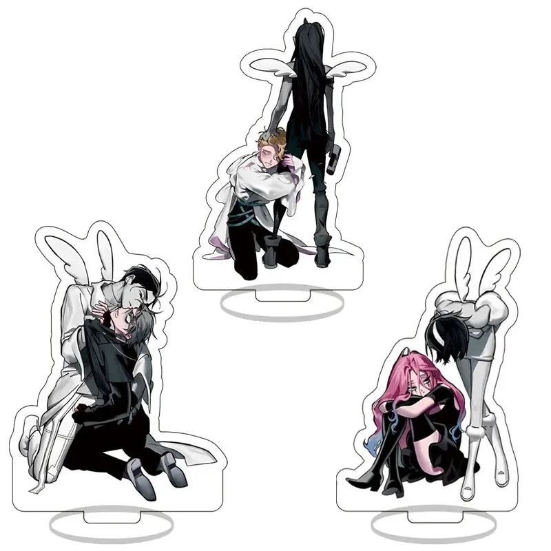 Cosplay Korean Anime - アニメエイリアンステージフィギュアスアヒョナルカティルイヴァンミザアクリルスタンディングプレートルーム装飾デスクトップ飾りコスプレ小道具
