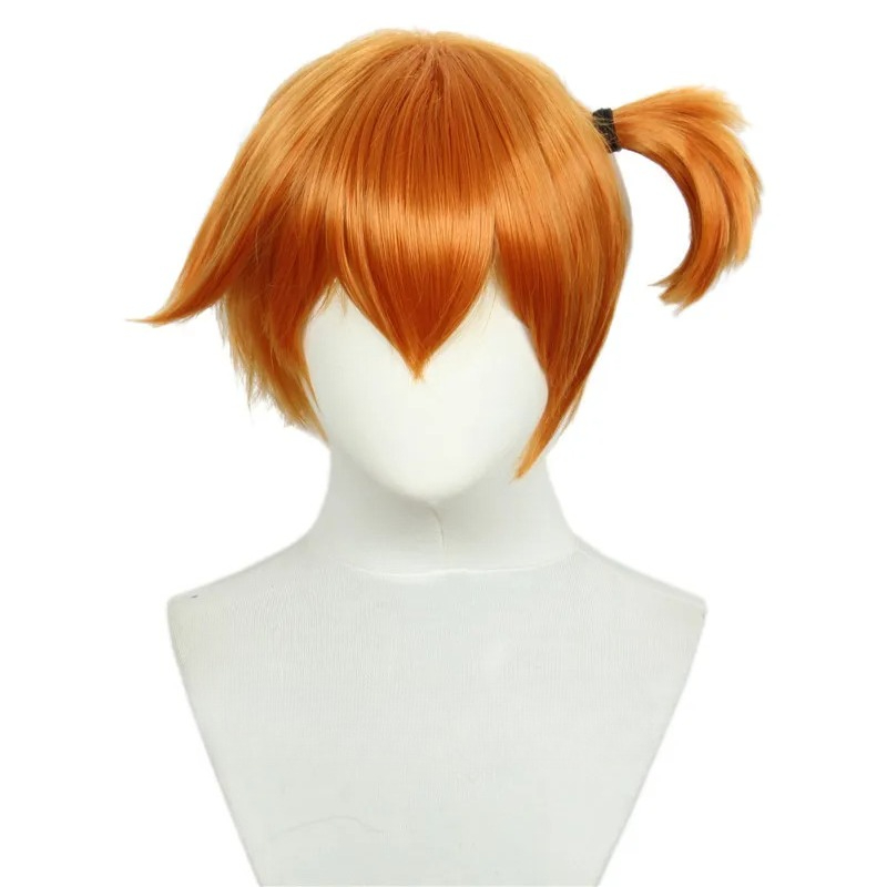 Anime Cosplay Orange Hair - アニメポケットモンスターミスティコスプレウィッグショートオレンジスタイル耐熱人工毛ウィッグ