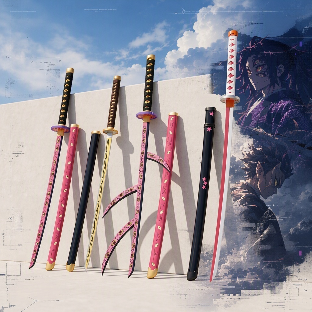 Anime Cosplay Katana - 40インチ 鬼滅の刃 我妻善逸 刀 アニメ コスプレ