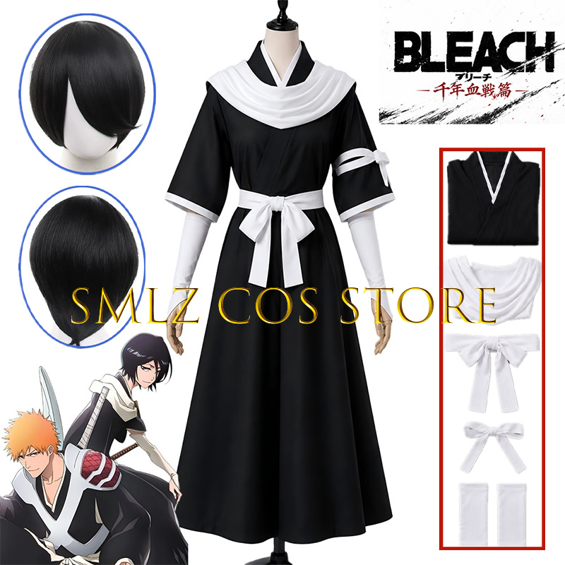Anime Cosplay Wigs - 2026 TYBW ルキア コスプレ クチキ コスチューム