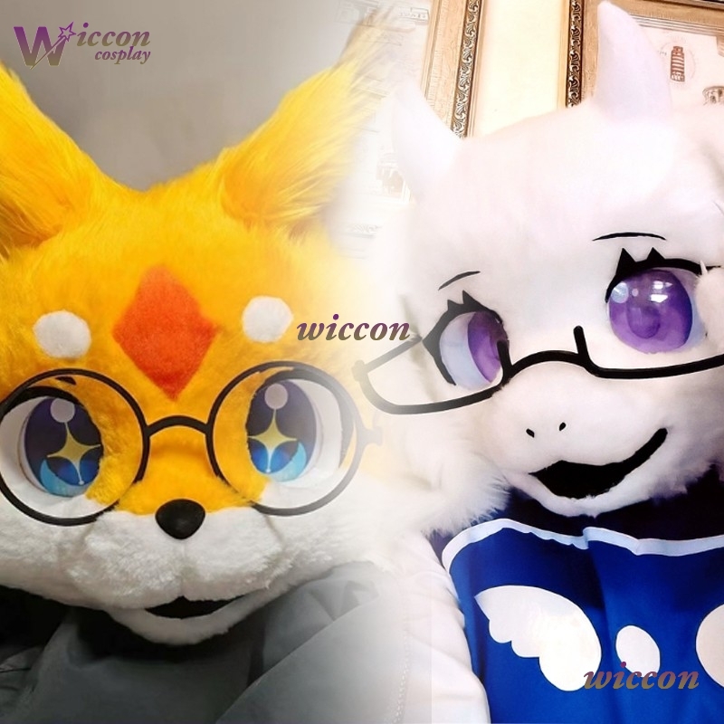 Anime Cosplay Mask - OHaYo 25cm メガネ ファー スーツ アクセサリー