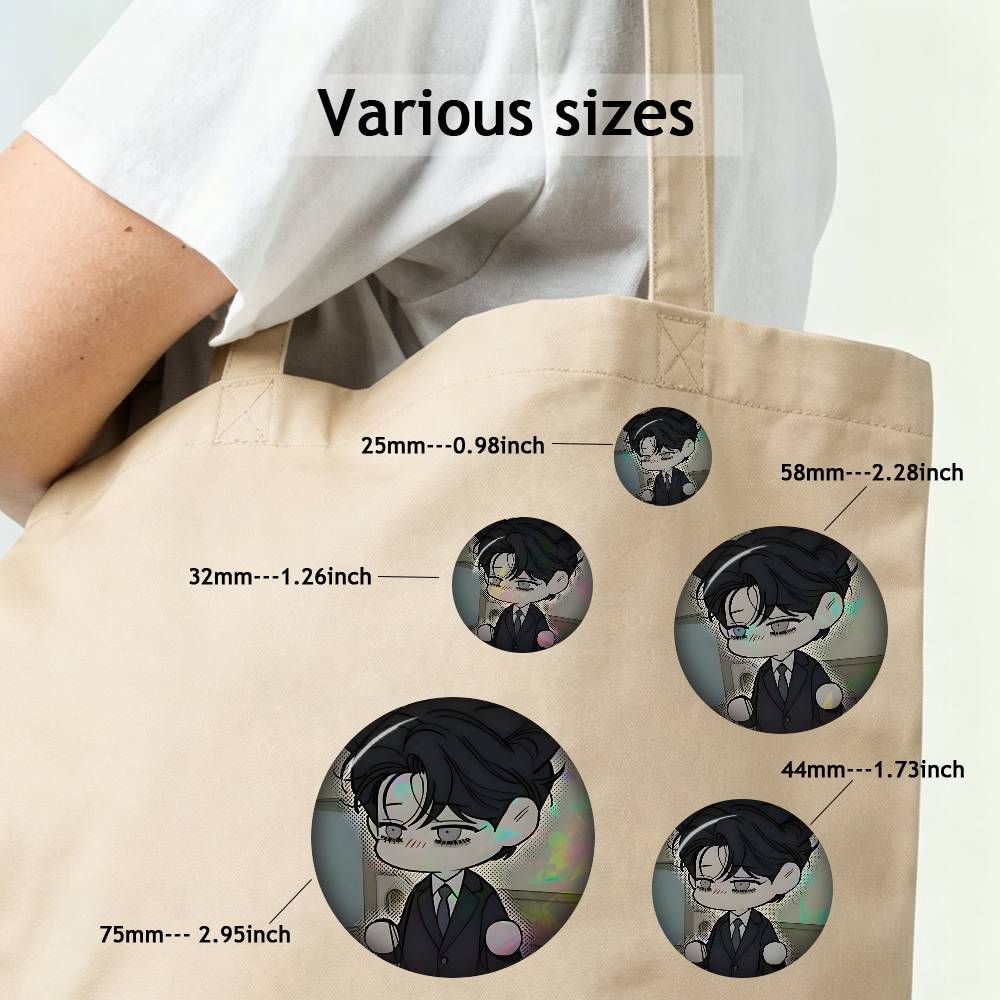 韓国コミック「枯れた花の涙」ブローチアニメコスプレバッジバッ - Cosplay Korean Anime のレビューと価格