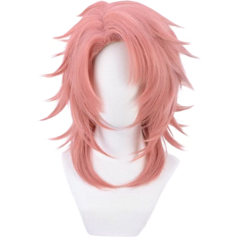 サビト コスプレウィッグ ピンク オレンジ マルレット ウル - Anime Cosplay Orange Hair のレビューと価格