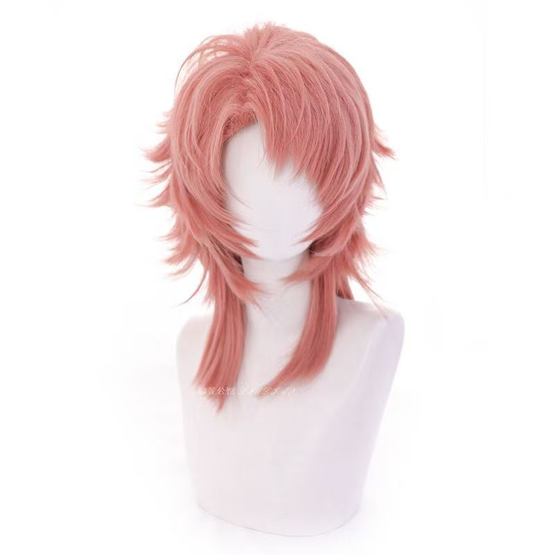 サビト コスプレウィッグ ピンク オレンジ マルレット ウル - Anime Cosplay Orange Hair のレビューと価格