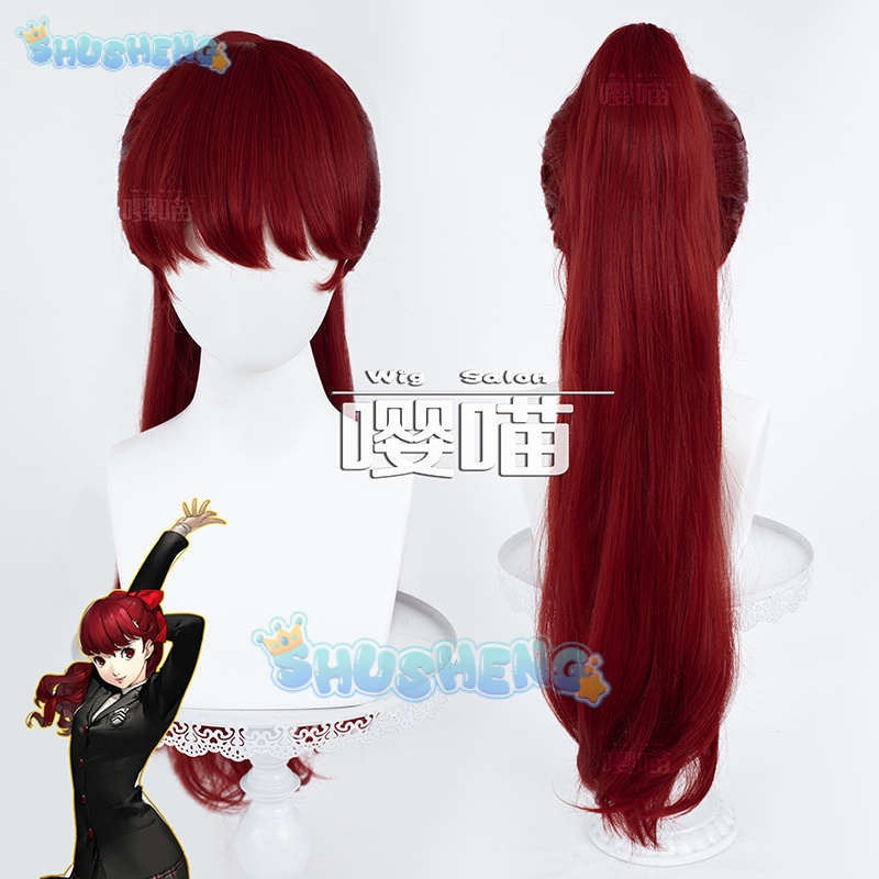 アニメ P5 ペルソナ吉沢かすみコスプレウィッグアニメキャラ - Anime Cosplay Wigs のレビューと価格