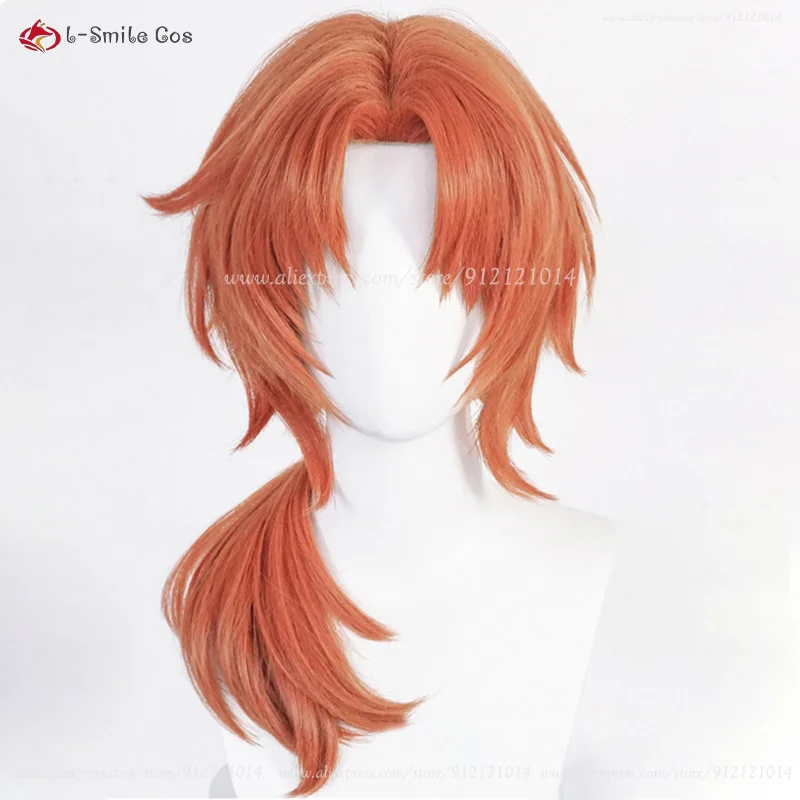 xiaoxiao アニメ花子くん青い阿環コスプレロングダーク - Anime Cosplay Orange Hair のレビューと価格