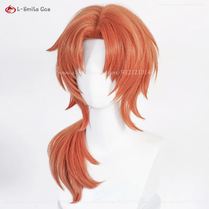 xiaoxiao アニメ花子くん青い阿環コスプレロングダーク - Anime Cosplay Orange Hair のレビューと価格