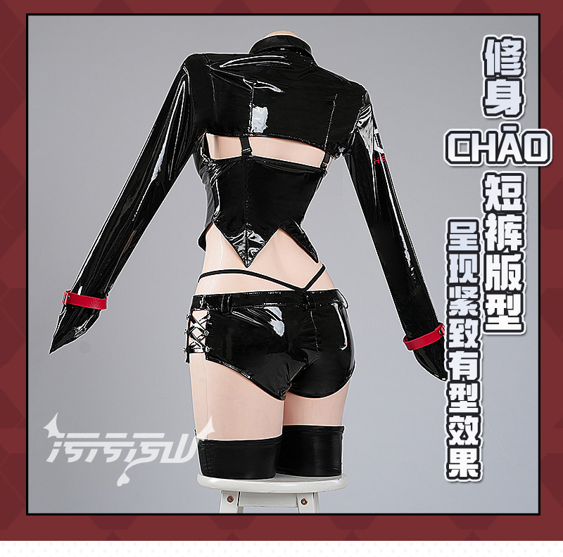 シンデレラ・レースのコスプレ衣装、光沢のあるPU素材のレーシ - Anime Cosplay Black Girl のレビューと価格