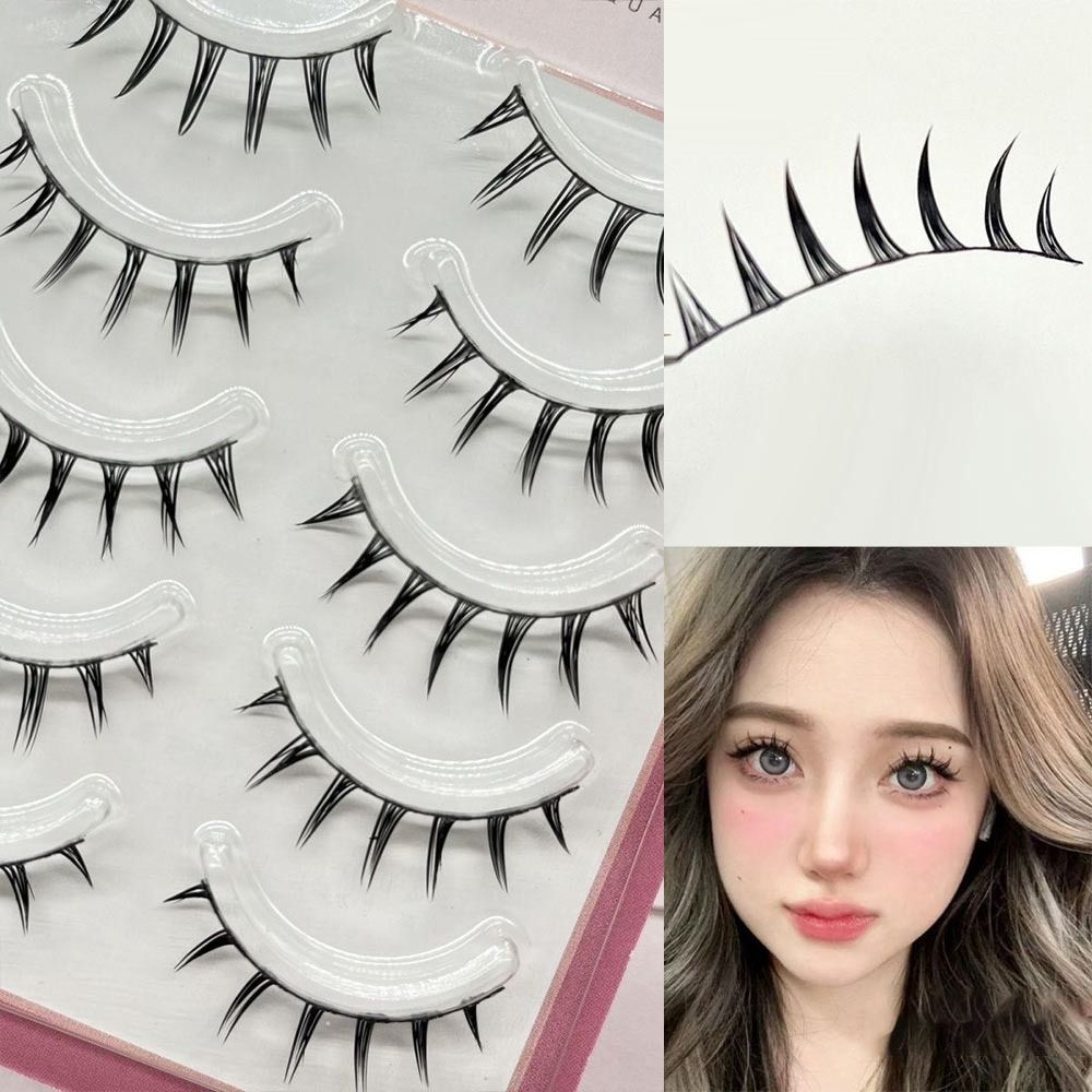 フェイクミンクつけまつげ 5 ペアパックドラマチックな厚いマ - Anime Cosplay Lashes のレビューと価格