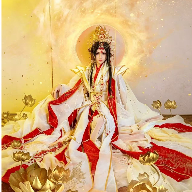 天官が喜びの神である謝憐を祝福するための王冠を戴く王子様の古 - Anime Cosplay Red のレビューと価格