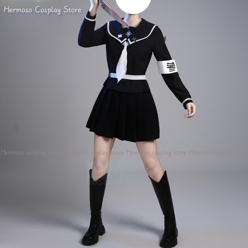 アニメゲーム百人の日本少女アメミヤダルミコスプレゴス制服ウィ - Anime Cosplay Black Girl のレビューと価格