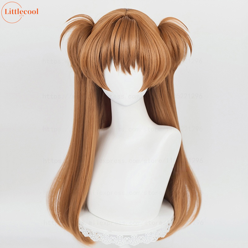 高品質 EVA 惣流・アスカ・ラングレー コスプレウィッグ  - Anime Cosplay Orange Hair のレビューと価格