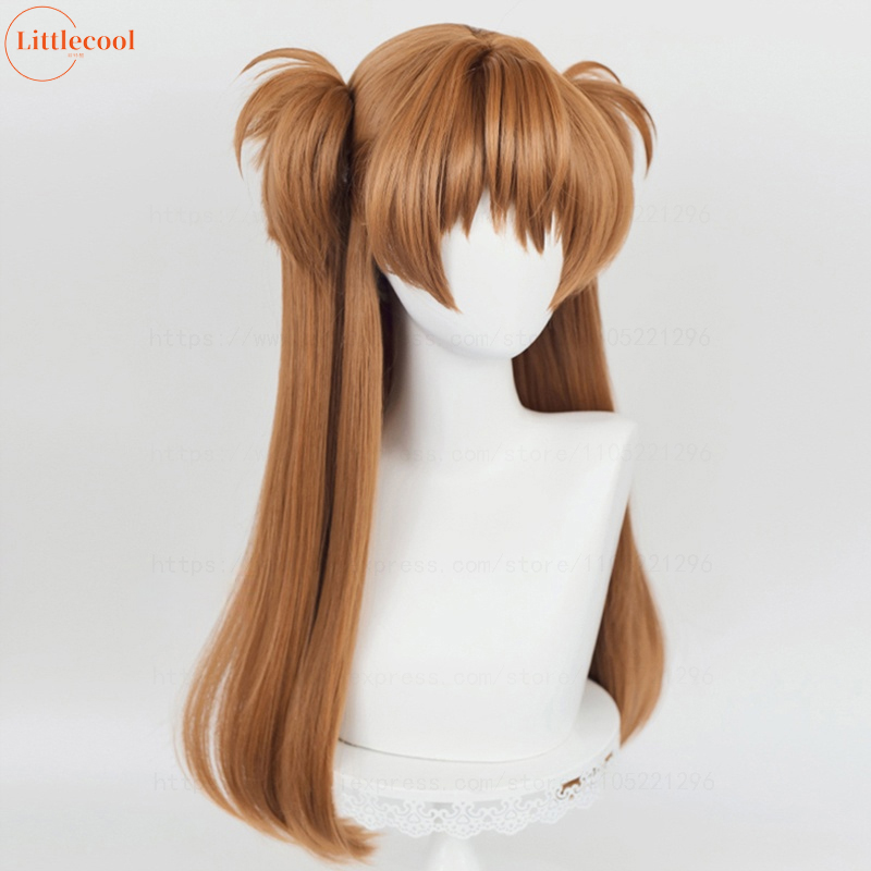高品質 EVA 惣流・アスカ・ラングレー コスプレウィッグ  - Anime Cosplay Orange Hair のレビューと価格