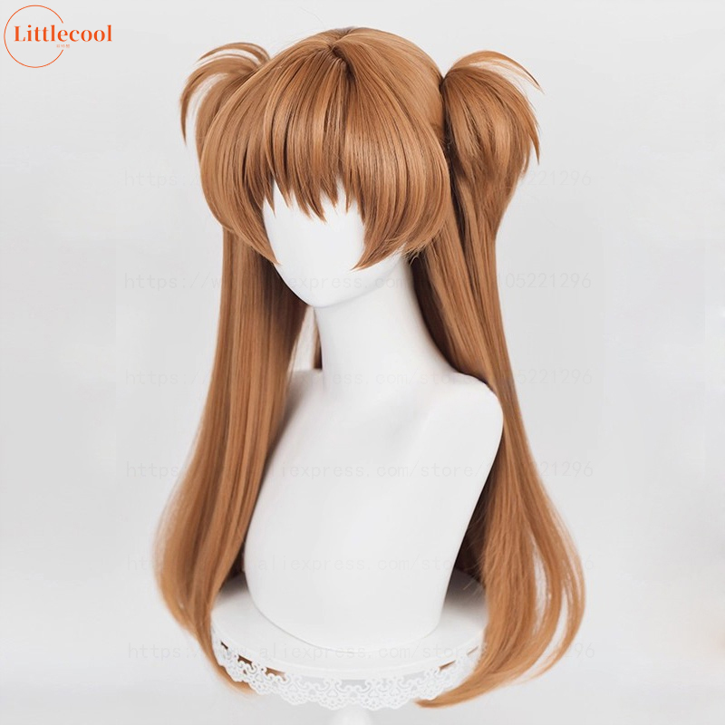 高品質 EVA 惣流・アスカ・ラングレー コスプレウィッグ  - Anime Cosplay Orange Hair のレビューと価格