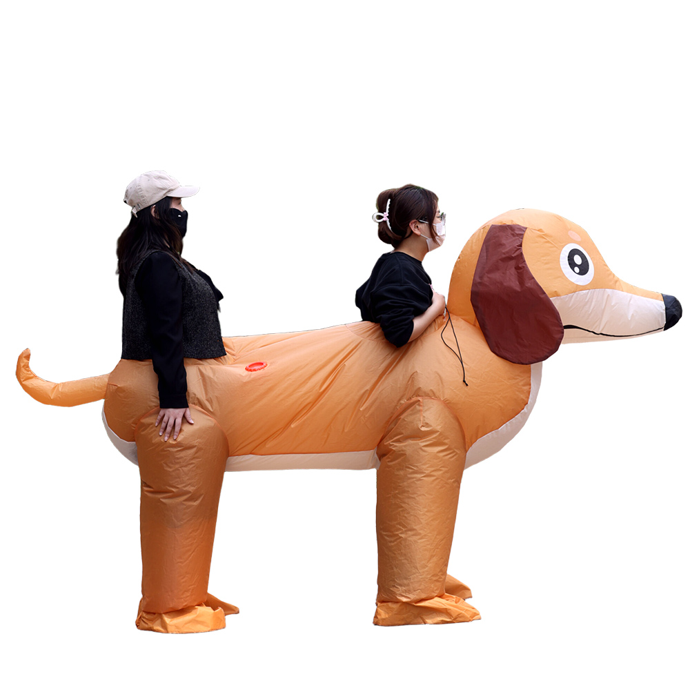 大人用カップルソーセージドッグジャンプスーツインフレータブル - Anime Cosplay Couple のレビューと価格