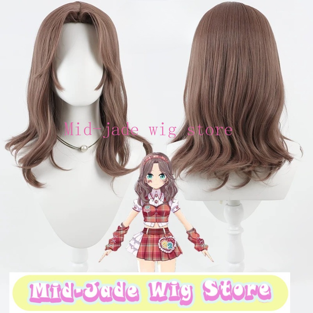 コスプレウィッグ韓国風ウェーブヘア頭皮トップ合成ウィッグライ - Cosplay Korean Anime のレビューと価格