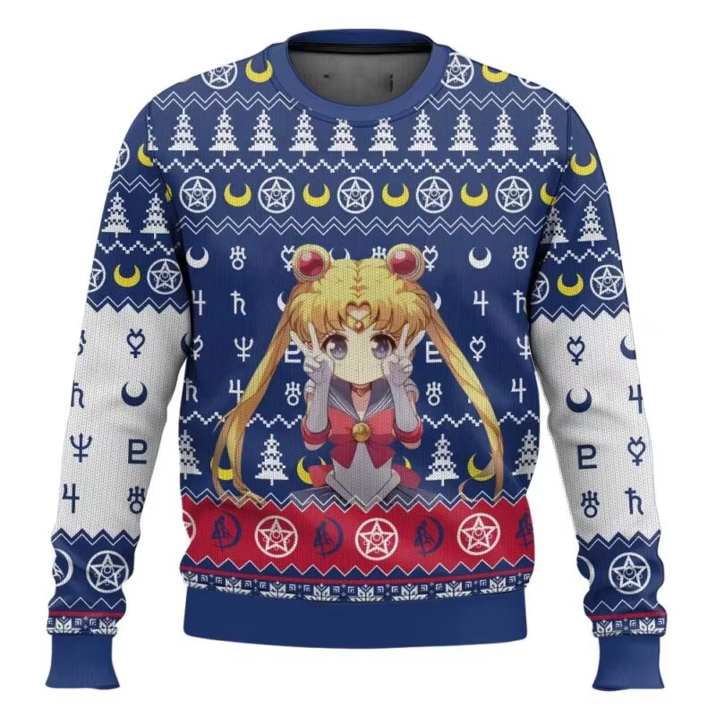 セーラームーン、ナターフェイオ、アニメ、3D、スウェットシャ - Anime Cosplay Shop のレビューと価格