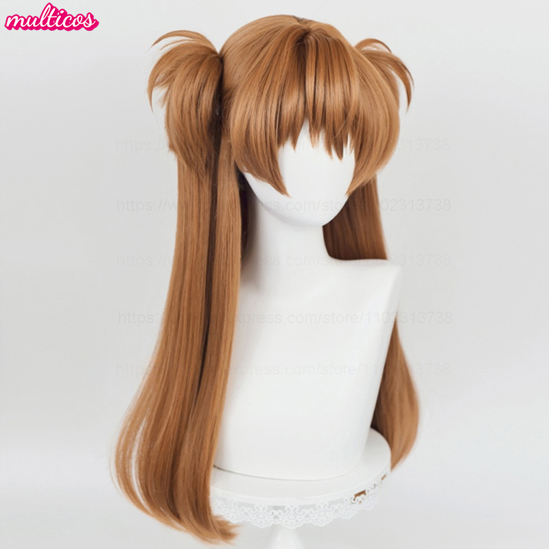 高品質アニメ EVA 惣流・アスカ・ラングレー コスプレウィ - Anime Cosplay Orange Hair のレビューと価格