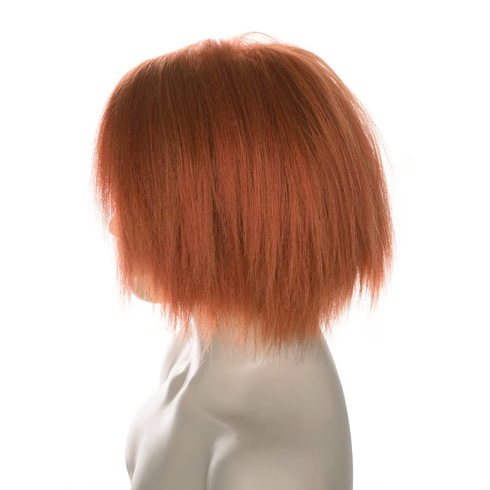 短いオレンジブラウンのヤキウィッグ。アニメのコスプレ用。悪役 - Anime Cosplay Orange Hair のレビューと価格