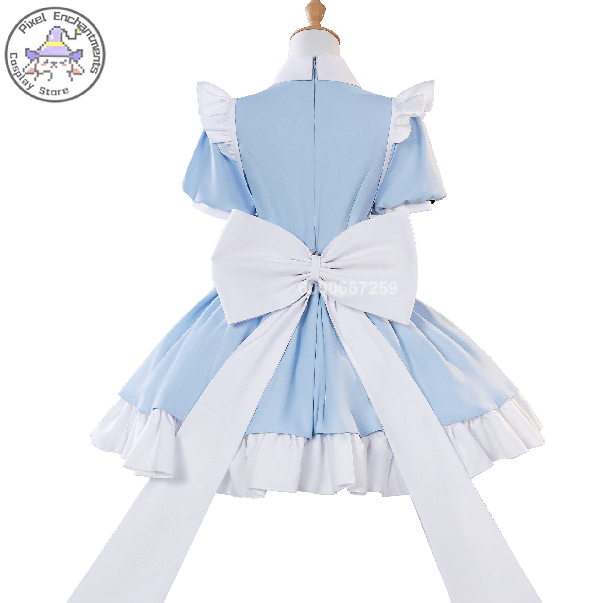 アニメ ラブライブ！ メイド服 コスプレ衣装 ブルー 可愛い - Anime Cosplay Shop のレビューと価格