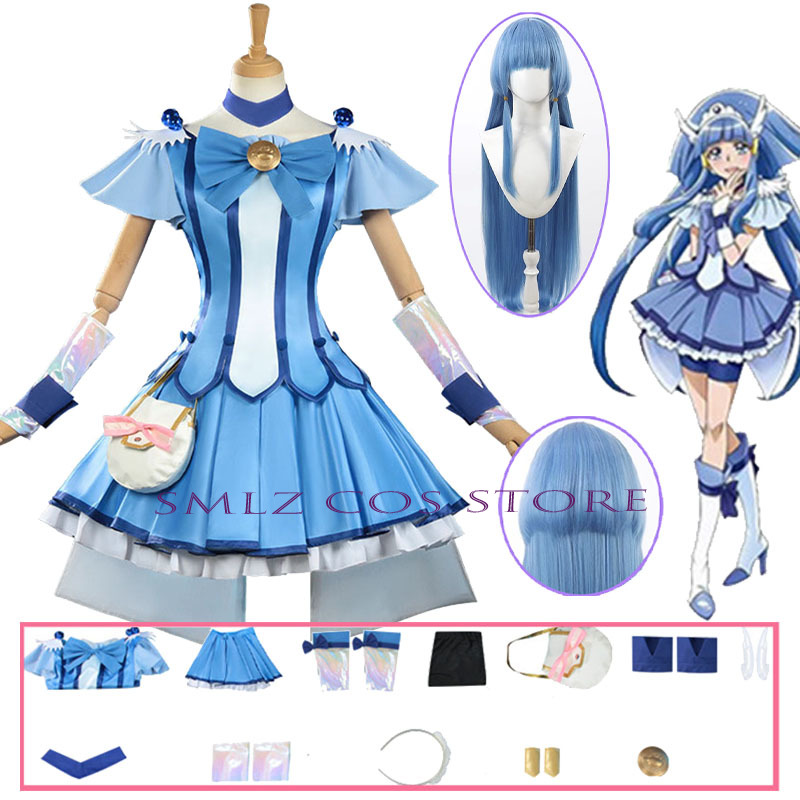 キュアビューティーコスプレアニメスマイルグリッターブリーズキ - Anime Cosplay Wigs のレビューと価格