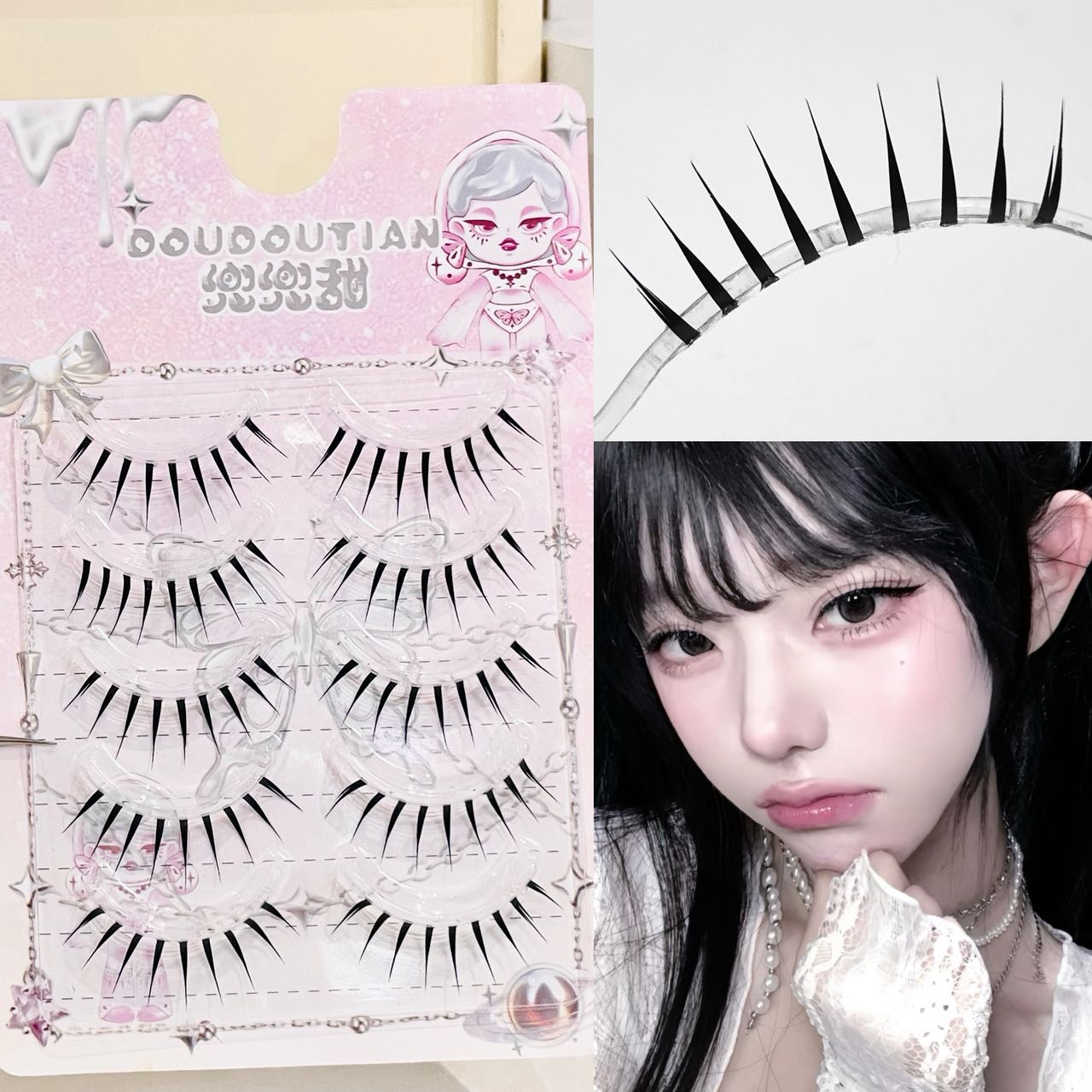 ドゥドゥーティアン ウェットルック スパイキー フルストリッ - Anime Cosplay Lashes のレビューと価格