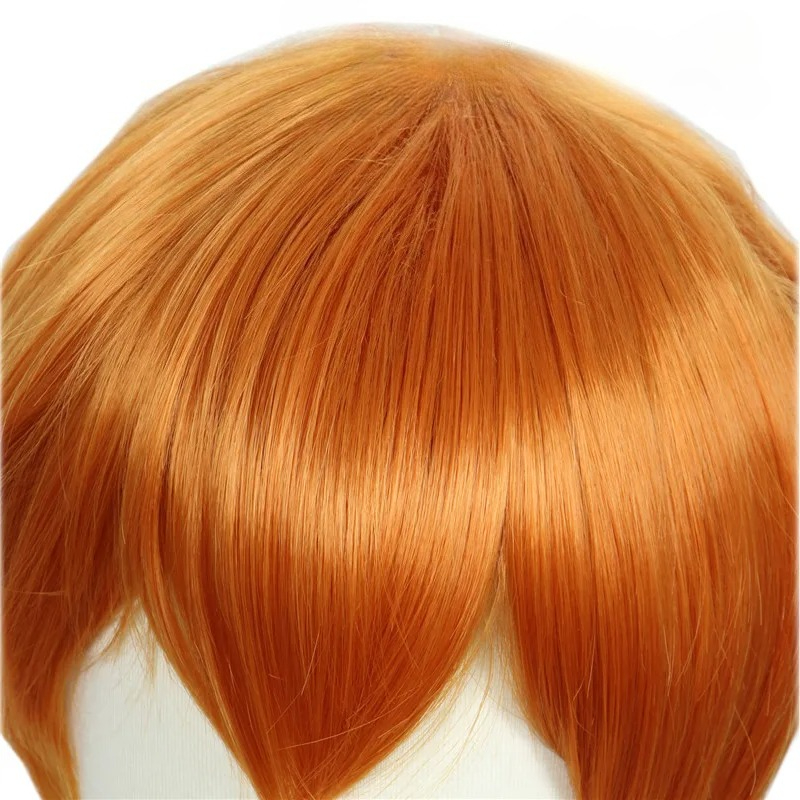 アニメポケットモンスターミスティコスプレウィッグショートオレ - Anime Cosplay Orange Hair のレビューと価格