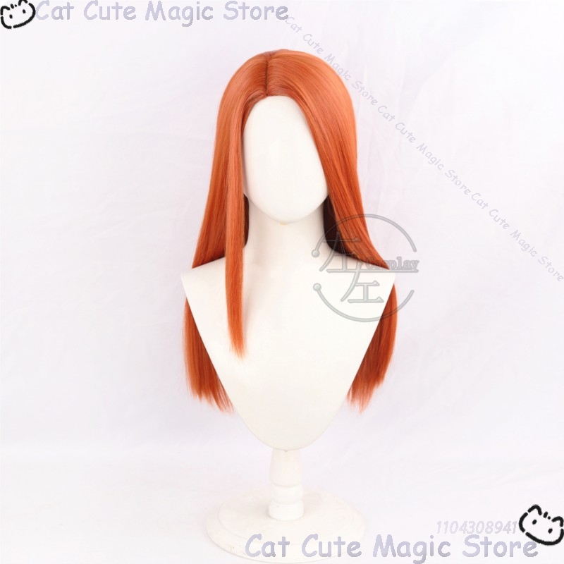 サマンサ・イブ・ウィルキンス アトム・イブ アニメ インビン - Anime Cosplay Orange Hair のレビューと価格