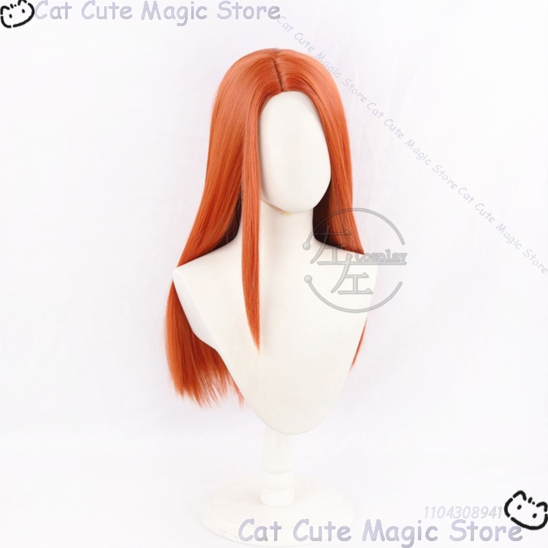 サマンサ・イブ・ウィルキンス アトム・イブ アニメ インビン - Anime Cosplay Orange Hair のレビューと価格