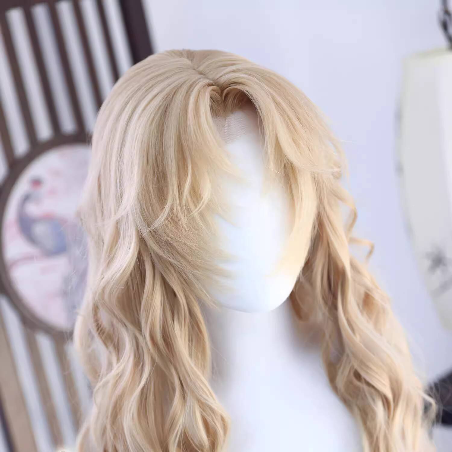 ヴェルモットベルモット風ウィッグコスプレ工藤新一毛利蘭女性ロ - Anime Cosplay Wigs のレビューと価格