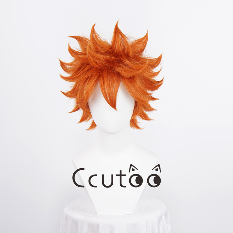 新作アニメ「ひなた翔陽」コスプレウィッグ。ひなた翔陽、30c - Anime Cosplay Orange Hair のレビューと価格