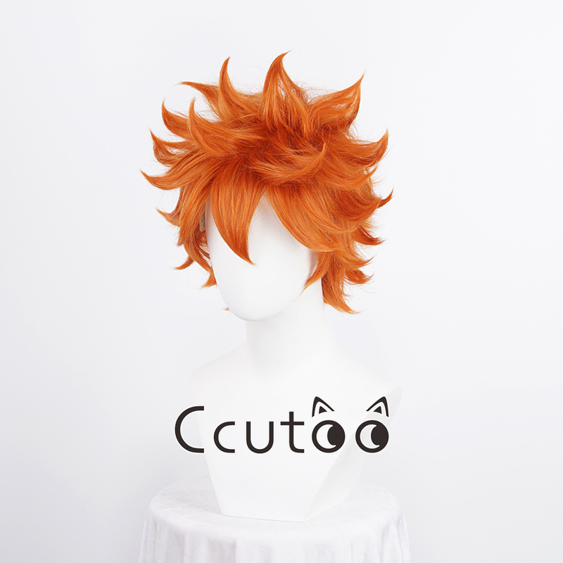 新作アニメ「ひなた翔陽」コスプレウィッグ。ひなた翔陽、30c - Anime Cosplay Orange Hair のレビューと価格