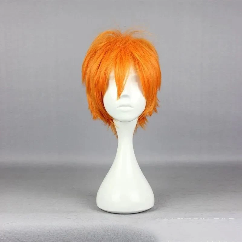 アニメ ハイキュー!! 日向翔陽コスプレウィッグ少年オレンジ - Anime Cosplay Orange Hair のレビューと価格