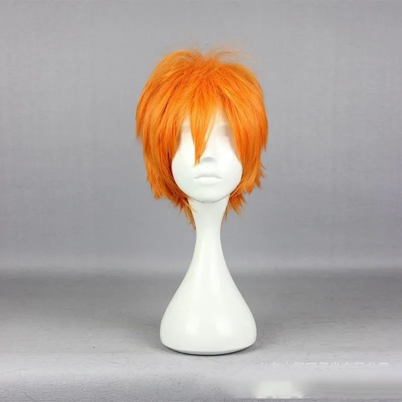 アニメ ハイキュー!! 日向翔陽コスプレウィッグ少年オレンジ - Anime Cosplay Orange Hair のレビューと価格