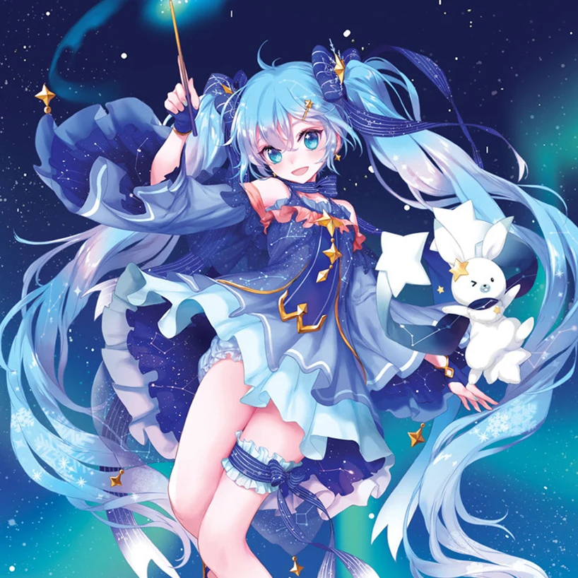 女の子用スノーミクコスプレ衣装、ダンスドレス、アニメ、和風可 - Anime Cosplay Lolita のレビューと価格
