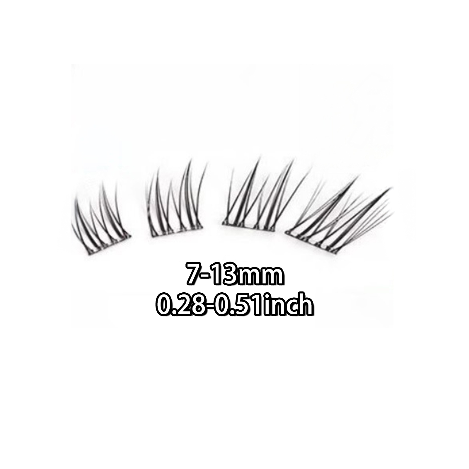 フォックススタイルつけまつげ　グルーフリー　ナチュラル　個別 - Anime Cosplay Lashes のレビューと価格