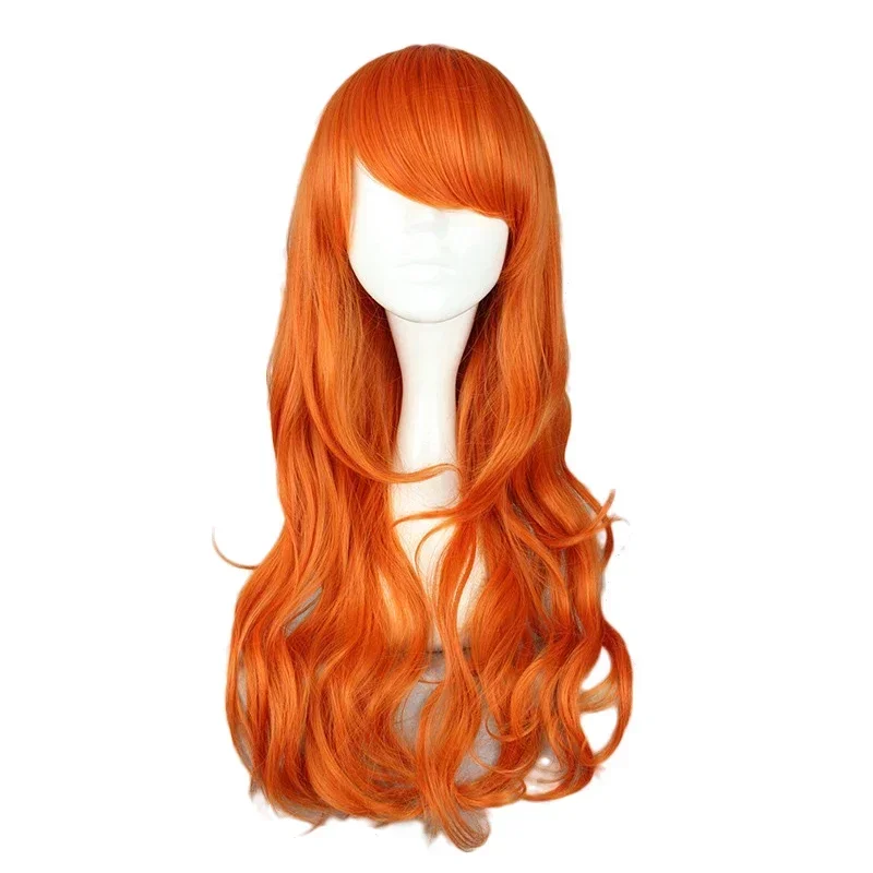 2026 アニメナミコスプレウィッグ 2 年後オレンジロング - Anime Cosplay Orange Hair のレビューと価格