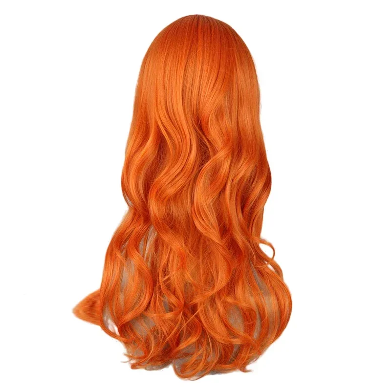 2026 アニメナミコスプレウィッグ 2 年後オレンジロング - Anime Cosplay Orange Hair のレビューと価格