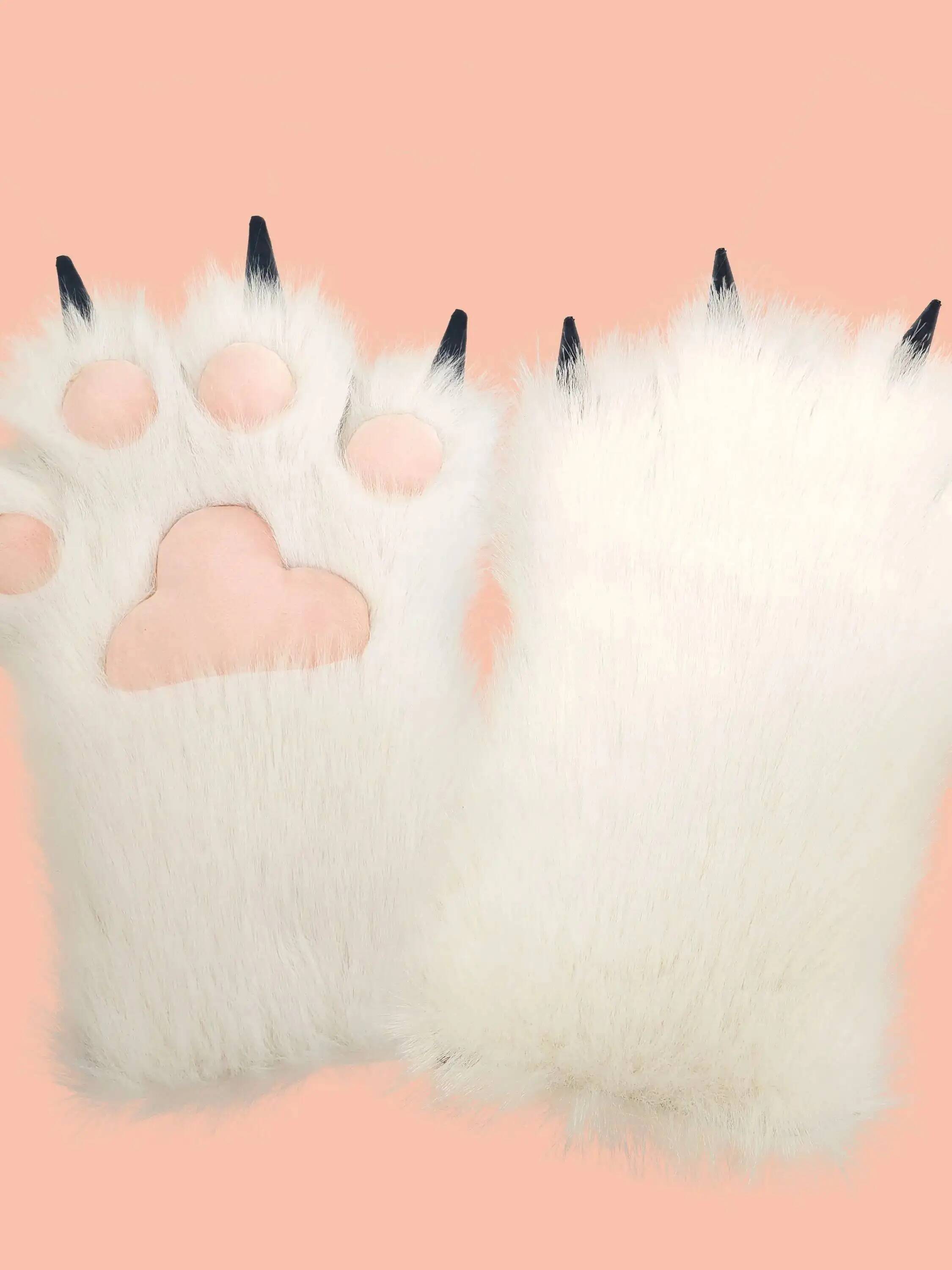 手作りキグフーリーコスチュームヘッド、かわいい猫ケモノマスク - Anime Cosplay Mask のレビューと価格