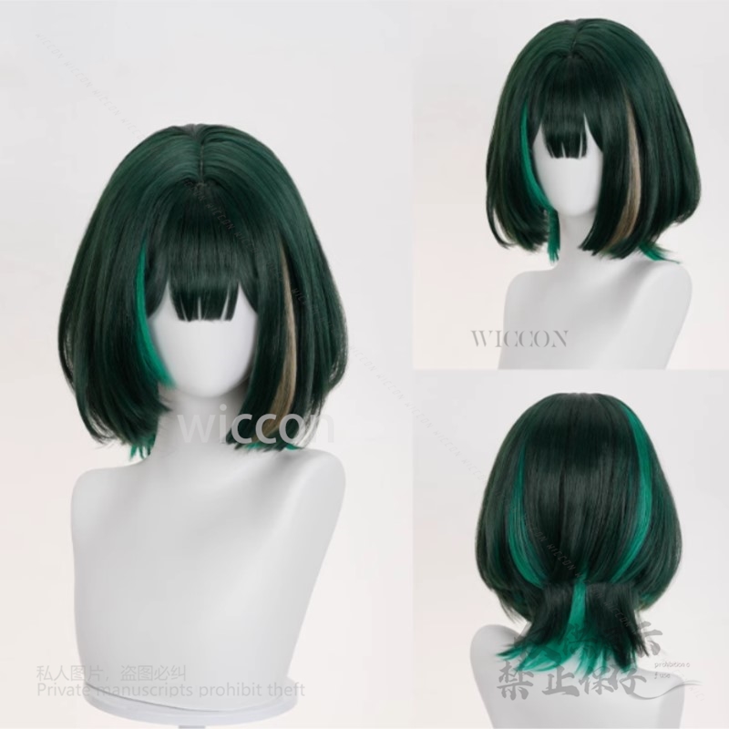 アニメゲーム原神インパクト新ネフェル耐熱人工毛現実的な頭皮か - Anime Cosplay Wigs のレビューと価格