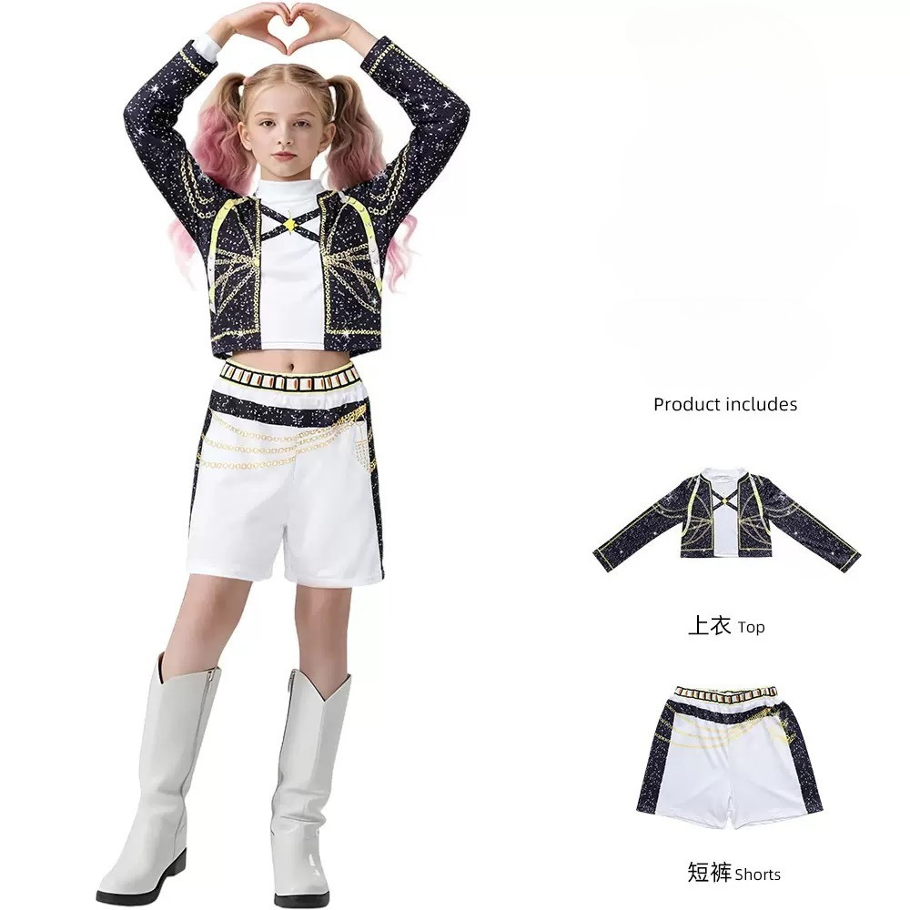 韓国映画のロールプレイ服 ガールズグループ 子供用コスチュー - Cosplay Korean Anime のレビューと価格