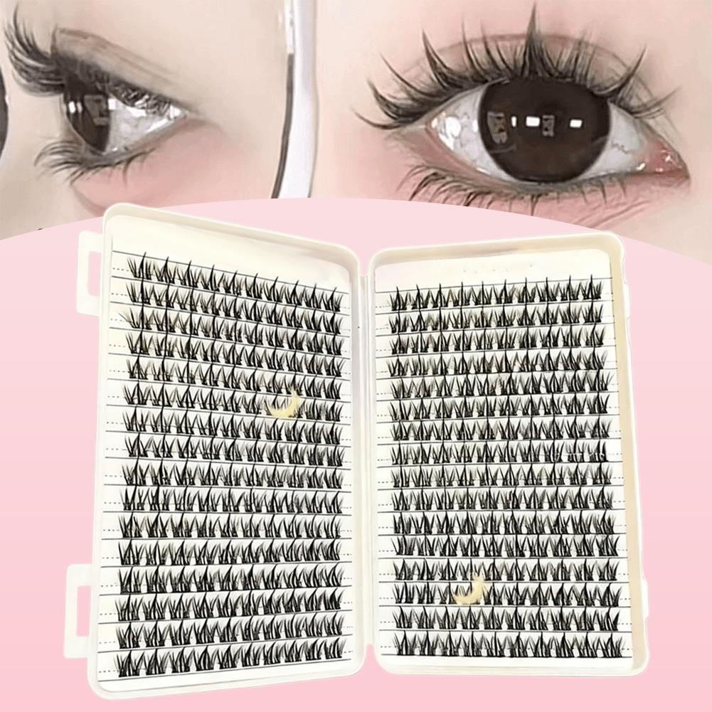32列の大容量接着剤不要つけまつげ、ナチュラルなウィスピーク - Anime Cosplay Lashes のレビューと価格